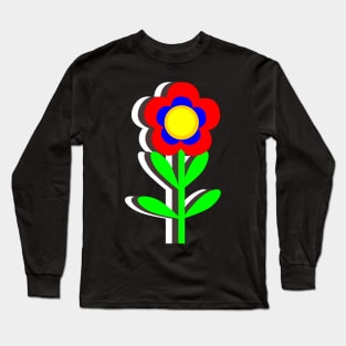 Retro Florals Long Sleeve T-Shirt